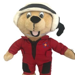 Image of the charity's mascot, paramedic pup - as a teddy