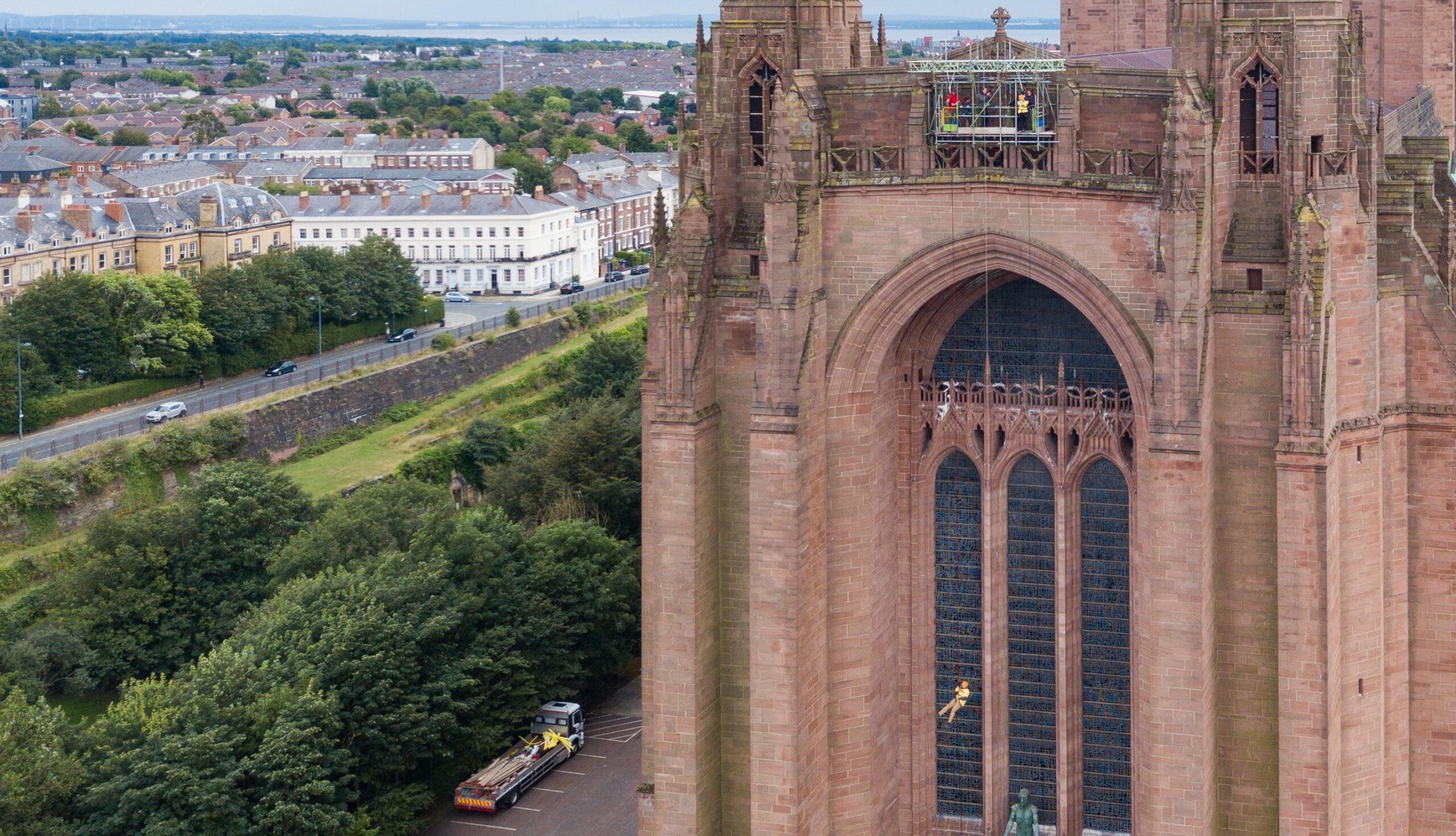Liverpool Cathedral Abseil