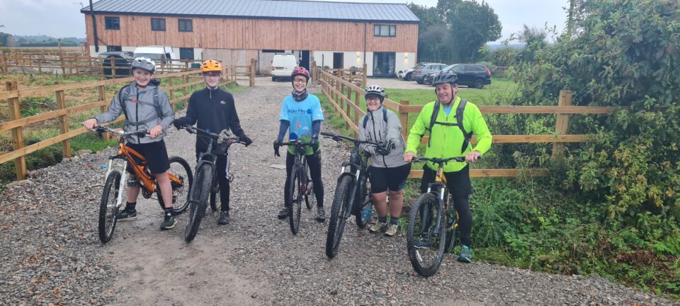 Five fundraisers on bikes before 50 mile ride