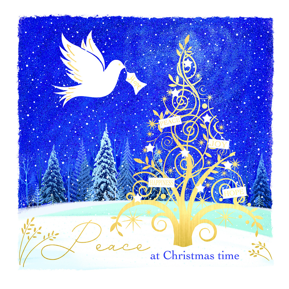 Christmas Peace Dove Decoration | Be A Fun Mum