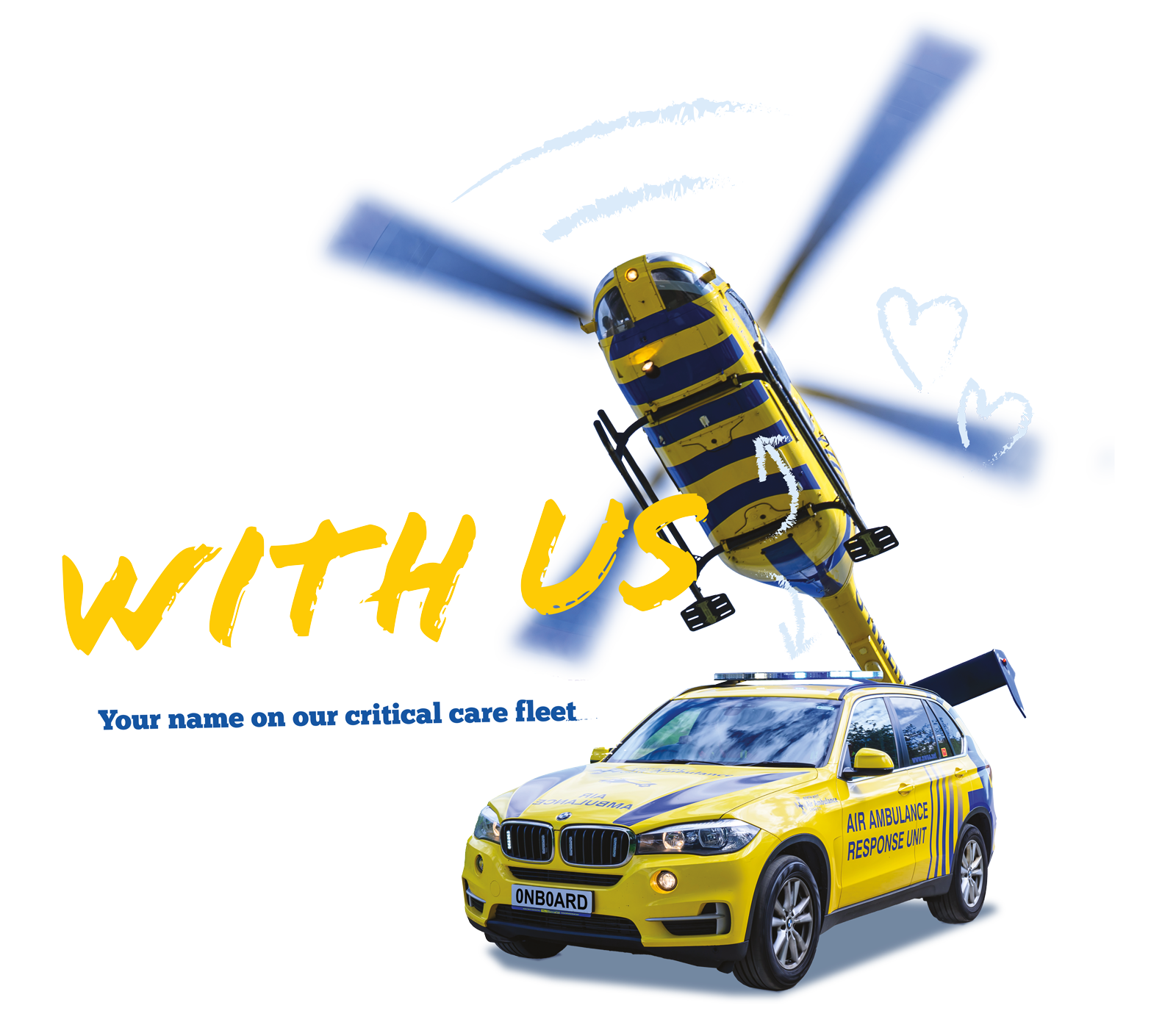 On Board With Us campaign logo