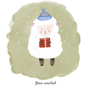 Fleece Navidad Christmas Cards (Pack of 10)